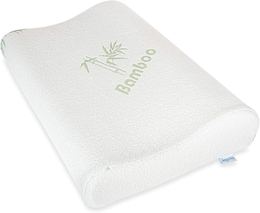 Amazon Com Napvibes Memory Foam Contour Pillow For Neck And