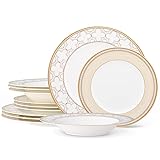 Noritake Trefolio Gold 12-Piece Dinnerware