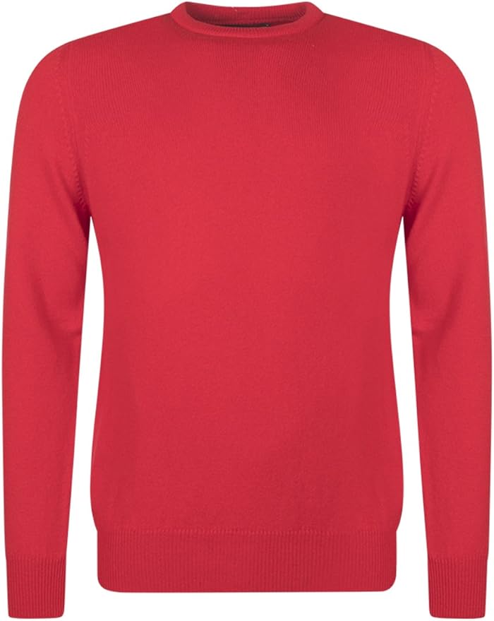 Great & British Knitwear Men's HM105 100 Lambswool Plain Crew Neck Jumper. Made in Scotland
