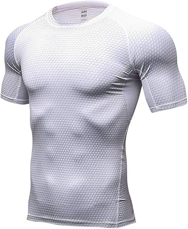 Maglietta Termica A Compressione Uomo - Base Layer Maniche Corte Per Sport - Foto 10