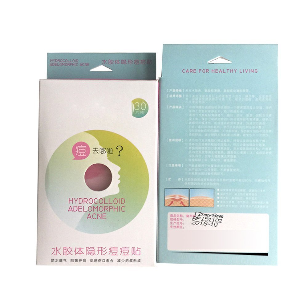 Travelmall Hydrokolloid Patches gegen Pickel Akne und Travelmall Hydrokolloid Patches gegen Pickel Akne und Hautunreinheiten 30 Stück in 2 Größen Amazon Beauty