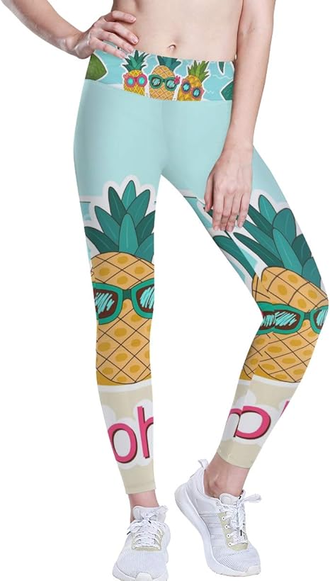 pineapple workout pants