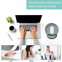 Mouse Pad with Wrist Support, Ergonomic Mouse Pad