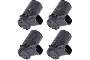 Slakerbe 4pcs Reverse Backup Parking Rear Bumper Park Assist Object Sensor,25994-9BF1A 25994-9BF1B Rear Right Backup Reverse Parking Aid Assist Sensor Compatible for Nissan Frontier 2013-2021