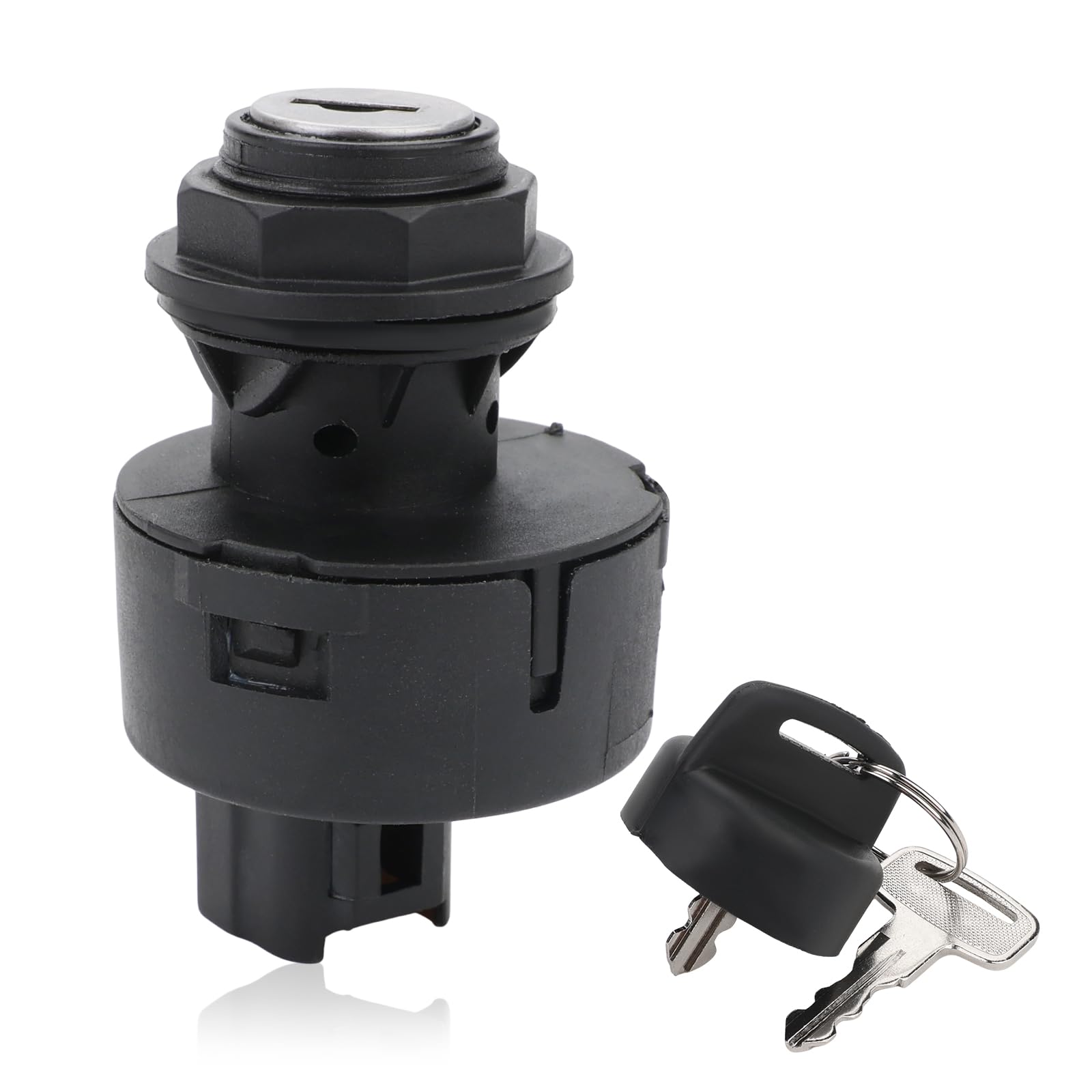 Photo 1 of WMPHE Golf Cart Ignition Key Switch Compatible with Yamaha G22 G29 Drive 2 Replacement for JW1-H2510-00 JU2-H2510-20 JU2-H2510-10 with 2 Standard Keys for Electric Gas 2 Position