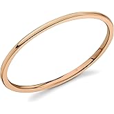 SKAHFIS 10k Light Comfort Fit Wedding Band