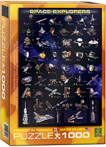 EuroGraphics Space Explorers 1000 Piece Puzzle