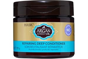 HASK ARGAN OIL Repairing Deep Conditioner Treatments for all hair types, color safe, gluten free, sulfate free, paraben free