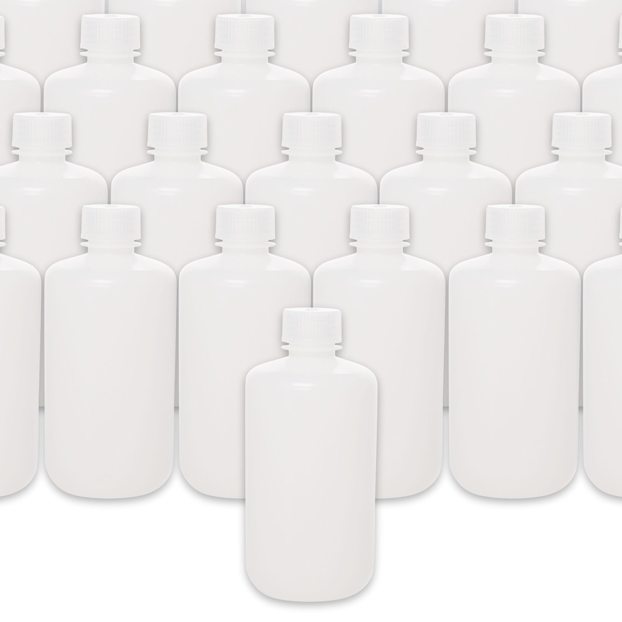 Eisco - Bulk Pack of 250, 250mL Narrow Mouth HDPE