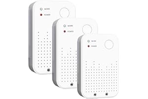 KLVEU Plug in Air Purifier(3Pack),Ionizer Air Purifier with Clear Negative Ion Wind Output,Automatic Release of Anions,Suitable for Bedroom Kitchen Toilet and Pet room