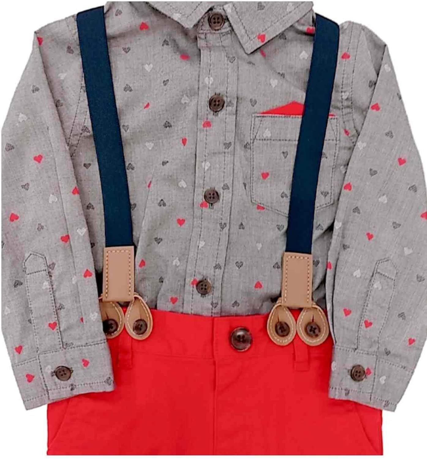 cat and jack suspender outfit