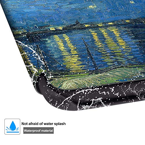 Jingdu Painting Leather Case for All New Kindle (10th Generation, 2019 Release), Slim Lightweight Smart Cover Shell with Auto Wake/Sleep Function, Will Not Fit Kindle Paperwhite,Starry Night