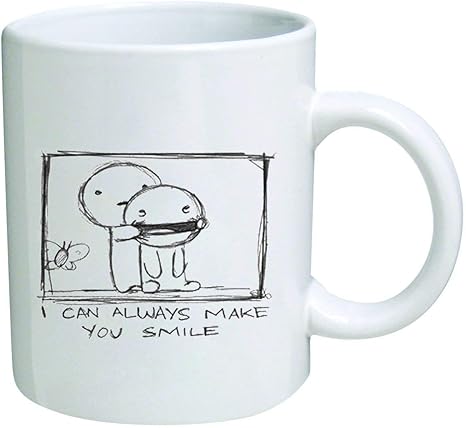 Amazon Com I Can Always Make You Smile Funny And Novel Gift Cup 11 Oz Kitchen Dining