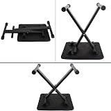 ASelected Keyboard Stool X Style Folding Piano Bench Adjustable Height view 5