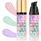 Makeup Primer, Color Corrector, 3-in-1 Face Primer, Skin Tone Correcting, Tinted Moisturizer, 12H Natural Finish, Face Makeup