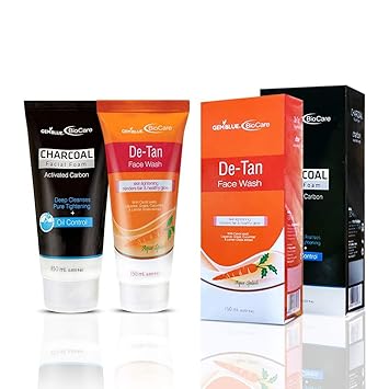 biocare charcoal face wash