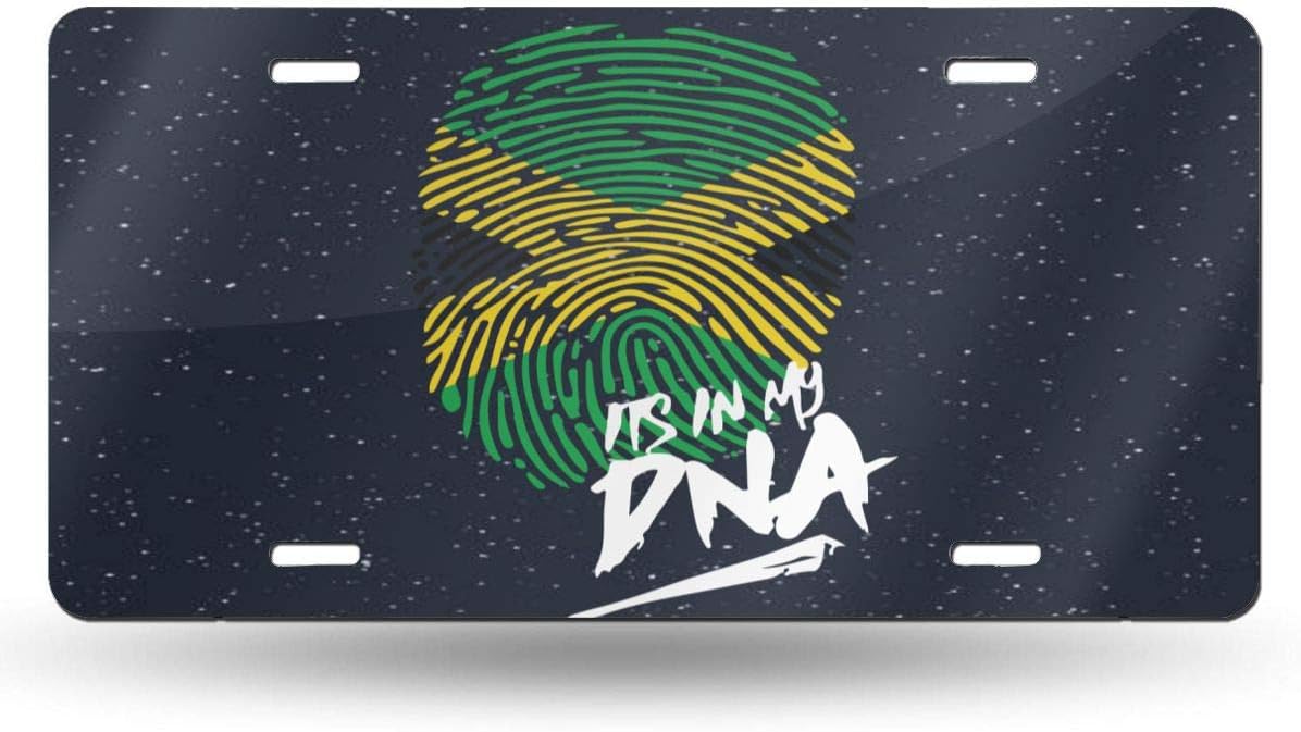 CPLC05 It's in My DNA Jamaican Car License Plate Retro