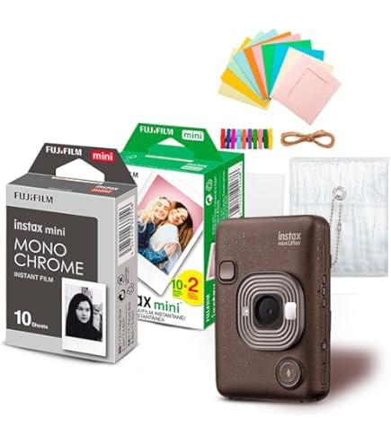 Amazon.com : Fujifilm Instax Mini LiPlay Hybrid Instant Camera and