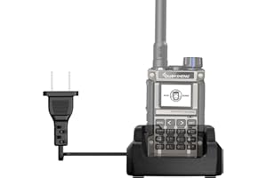 QUANSHENG UV-K1(8) Walkie Talkie Charger Original Desktop Charger Compatible with QUANSHENG UVK1 UVK1(8) Two-Way Radios