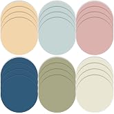 24 Pack Colorful Dry Erase Dots Circle Spot for Classroom, Bohemian Colors | 10.5 Inch, Table Removable Vinyl Desktop Stickers Spots Wall Decals, for 100th Day of School Teacher Students Home