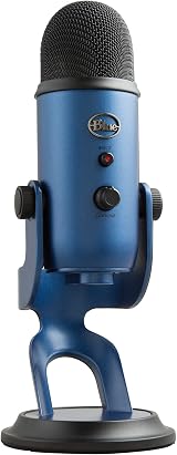 Logitech for Creators Blue Yeti USB Microphone condenser mic view 1