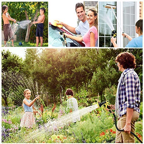 BKhome Lightweight Expandable Garden Water Hose - 100ft Extra Strong Yard Hose with Double Latex Core, 3/4\