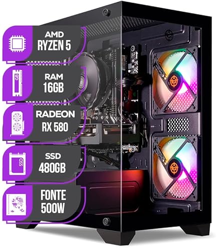 PC GAMER ITX ARENA, RYZEN 5 5500, NVIDIA GEFORCE RTX 4060