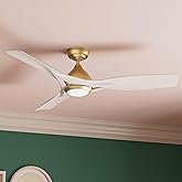 Casablanca Fans 53467 Elise - 3 Blade Ceiling Fan with Light Kit-13 Inch Tall and 54 Inch Wide