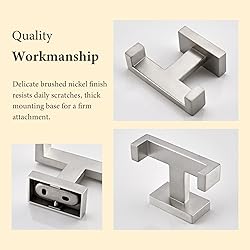 Suyar Double Bath Towel Hook, SUS304 Stainless
