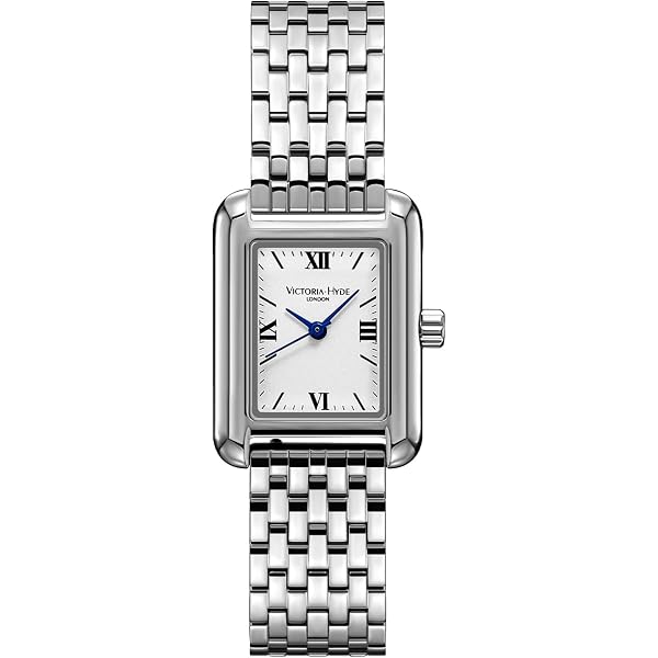 VICTORIA HYDE Black Womens Leather Watch, Square Jamaica
