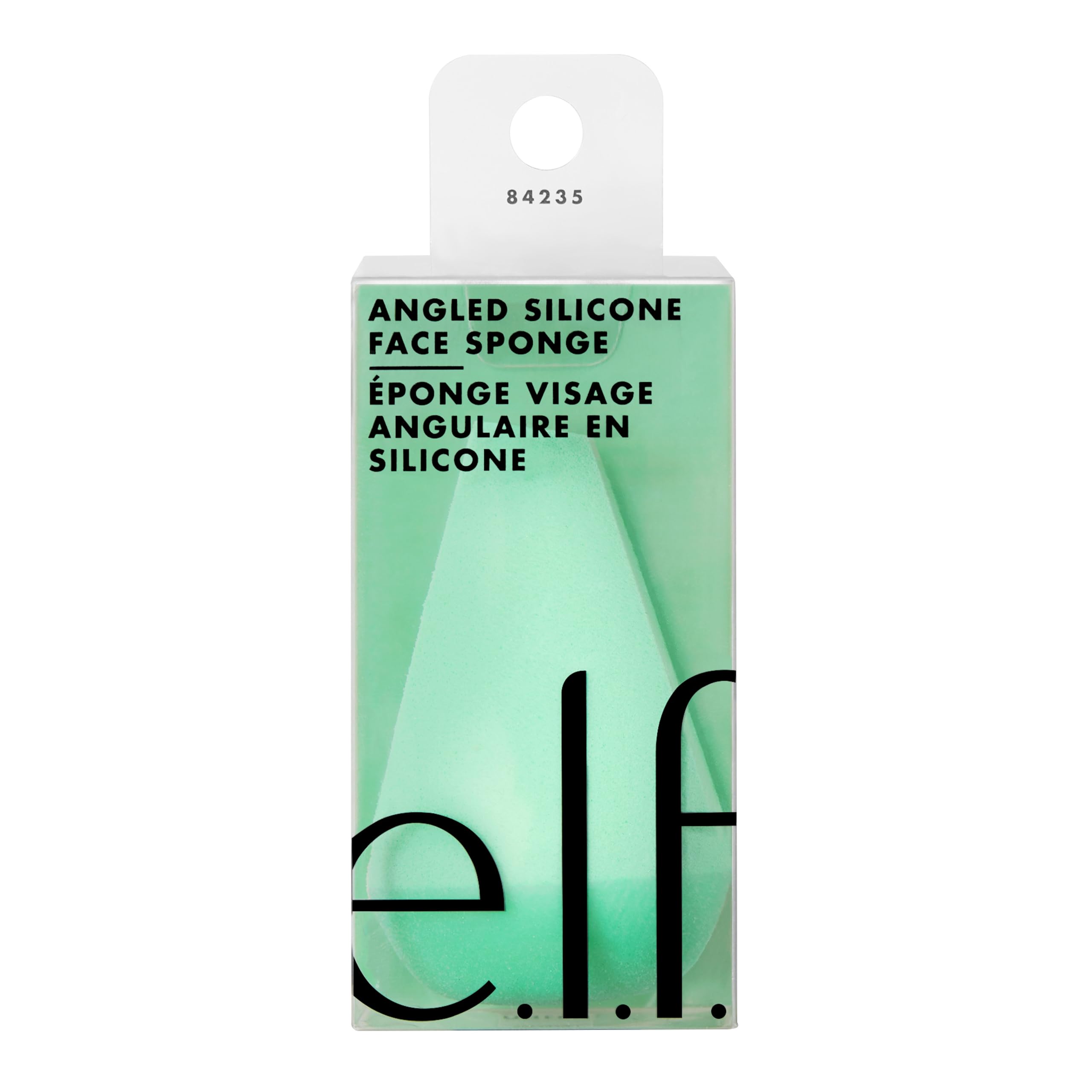 e.l.f. Halo Glow Angled Silicone Face Sponge, Angled Design For Cream & Liquid Bronzer, Foundation, Concealer & More, Latex-Free, Vegan & Cruelty-Free