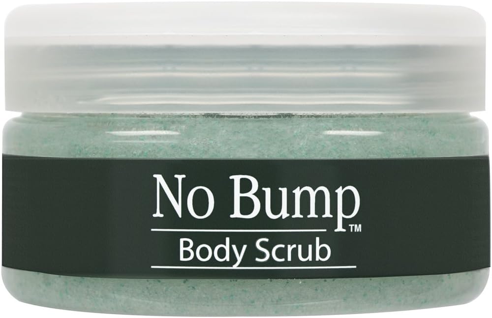 GiGi No Bump Body Scrub with Salicylic Acid for Ingrown Hair & Razor Burns, 6 oz