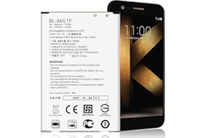 Soseieiu LG K20 Plus Battery,(𝟮𝟬𝟮𝟱 𝗡𝗲𝘄 𝗨𝗽𝗴𝗿𝗮𝗱𝗲𝗱) BL-46G1F Battery for LG LV5|K20V|MP260|TP260|LV532GB Verizon Wireless VS501 2800mAH 3.85v/10.8Wh