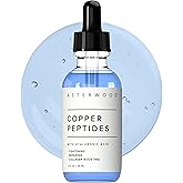 Asterwood Copper Peptides Serum for Face - Tightening, Repairing, Collagen Boosting - with GHK-Cu and Hyaluronic Acid - 2 Fl Oz