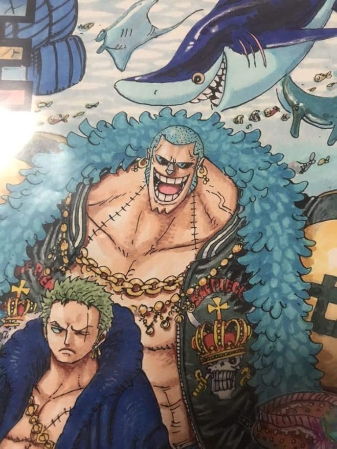 Amazon Co Jp ワンピース 連載周年記念描き下ろしイラスト 複製原画 One Piece ホビー