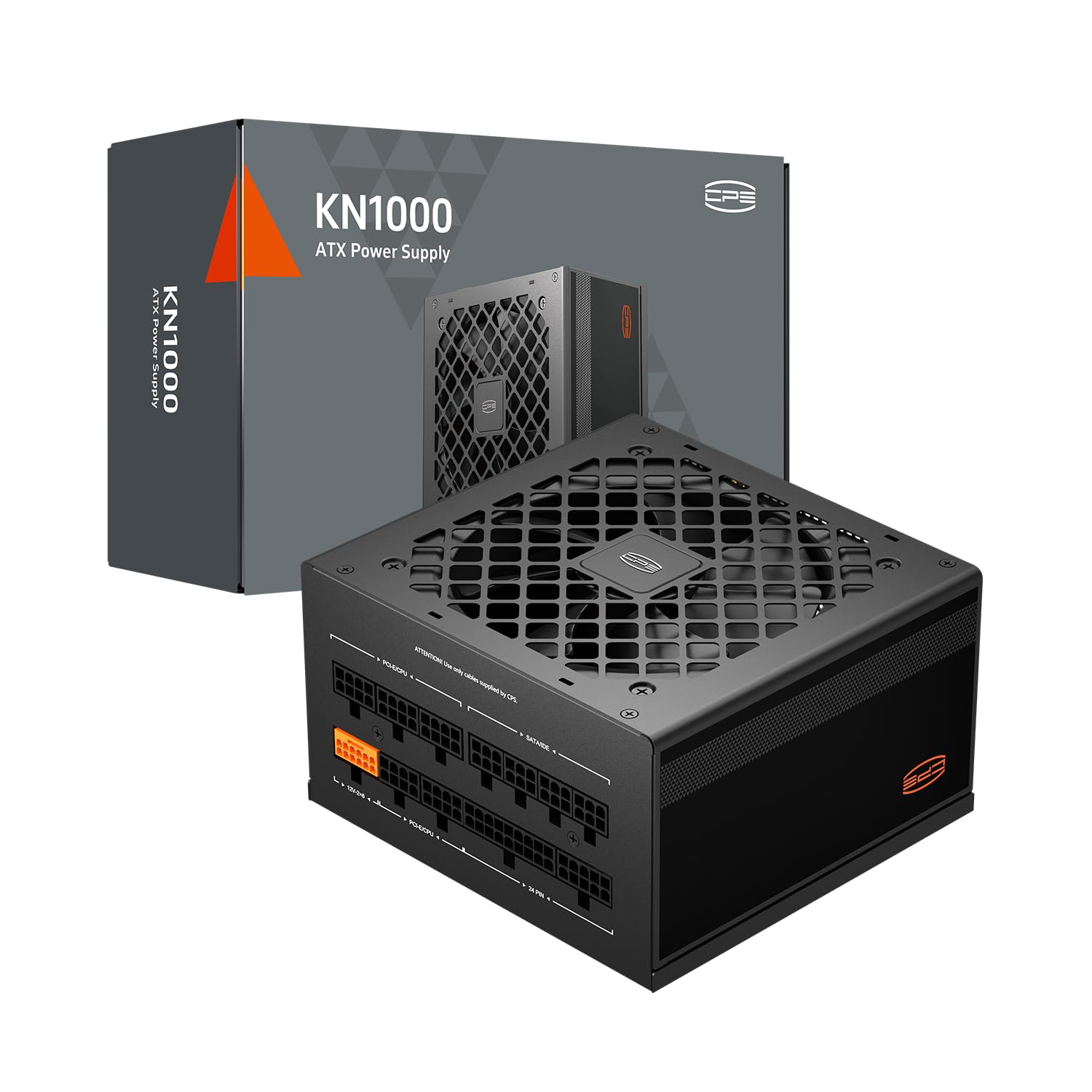 Photo 1 of PCCOOLER PSU Fully Modular Power Supply, 1000W ATX 3.1, 80 Plus Gold Certified, PCIe 5.1 12V-2×6, Japanese Capacitors, Ultra-Flexible Cables, 5-Year Warranty(KN1000)