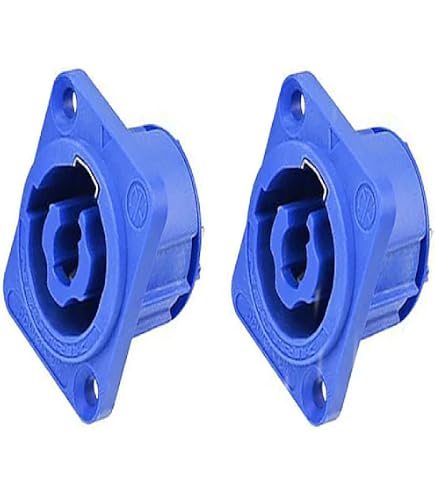 2 NEUTRIK NAC3FXXA-W-L 20A POWERCON Power in Locking Cable Mount