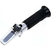 ADE Advanced Optics RHB-10ATC-1 0-10% ATC Brix Refractometer | Handheld Brix Meter for Maple Sap, Syrup Testing, CNC Coolant and Cutting Fluid Measurement with Aluminum Body, Pipette Included Set Kit