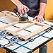 Rockler T Track Table Top (28” x 40”) - T Track Accessories for Fast & Stable Sawing, Sanding, Routing, or Assembly – Extruded Aluminum T-Slots Workbench Top - Aluminum T Track for Tables, Stands