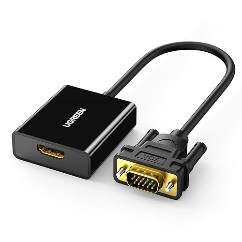 UGREEN HDMI to VGA, HDMI to VGA Adapter Connector(Female to Male