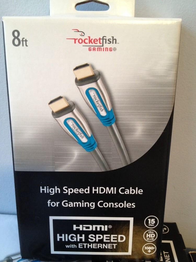 Rocketfish 8' HDMI Gaming Cable Home Audio & Theater