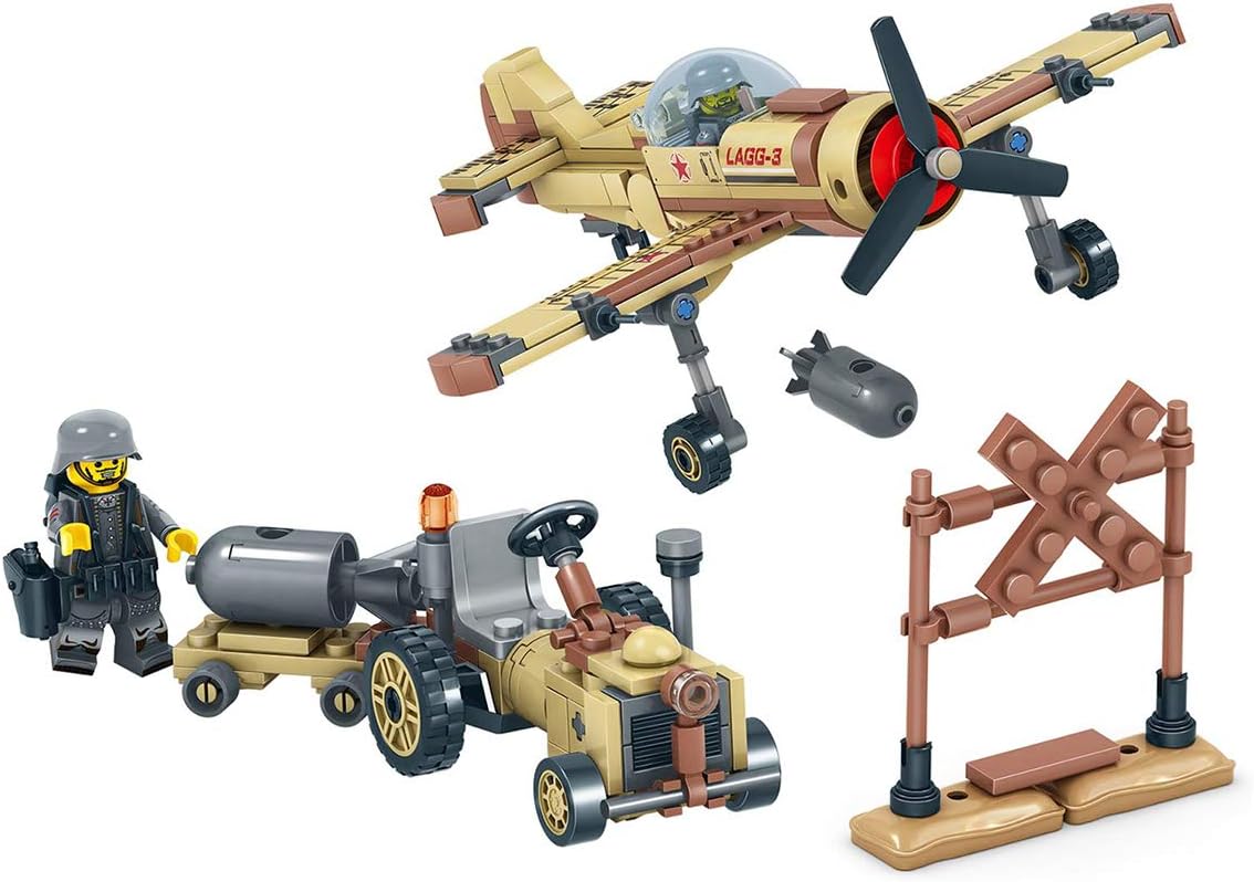 Amazon Afm ミリタリーブロックシリーズ Ww2 ドイツ軍 Lagg 3 ジオラマセット 250blocks ブロック ホビー