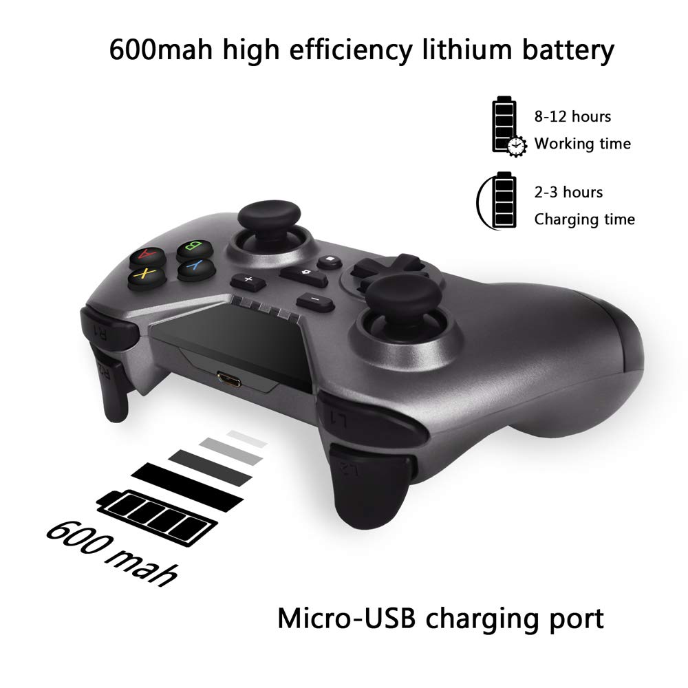 Woot Wireless Pro Controller for Nintendo Switch Supported with Bluetooth Wired Nintendo Switch NS PC and Android,Wireless Pro Controller Gaming Gamepad Joypad Compatible with Nintendo Switch consoles