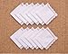 Milesky White Wedding Cotton Handkerchiefs Lace Edges 10 Inches (Pack of 12)