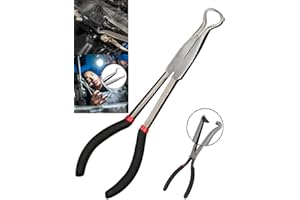 TIEEC Electrical Disconnect Pliers - Automotive Electrical Disconnect Pliers for Car - Car Fuel Feed Pipe Plier Gasoline Fuel Line Hose Clip Clamp Removal Tool,Car Soldering Aid Pliers (11'', 18mm-O-Shaped)