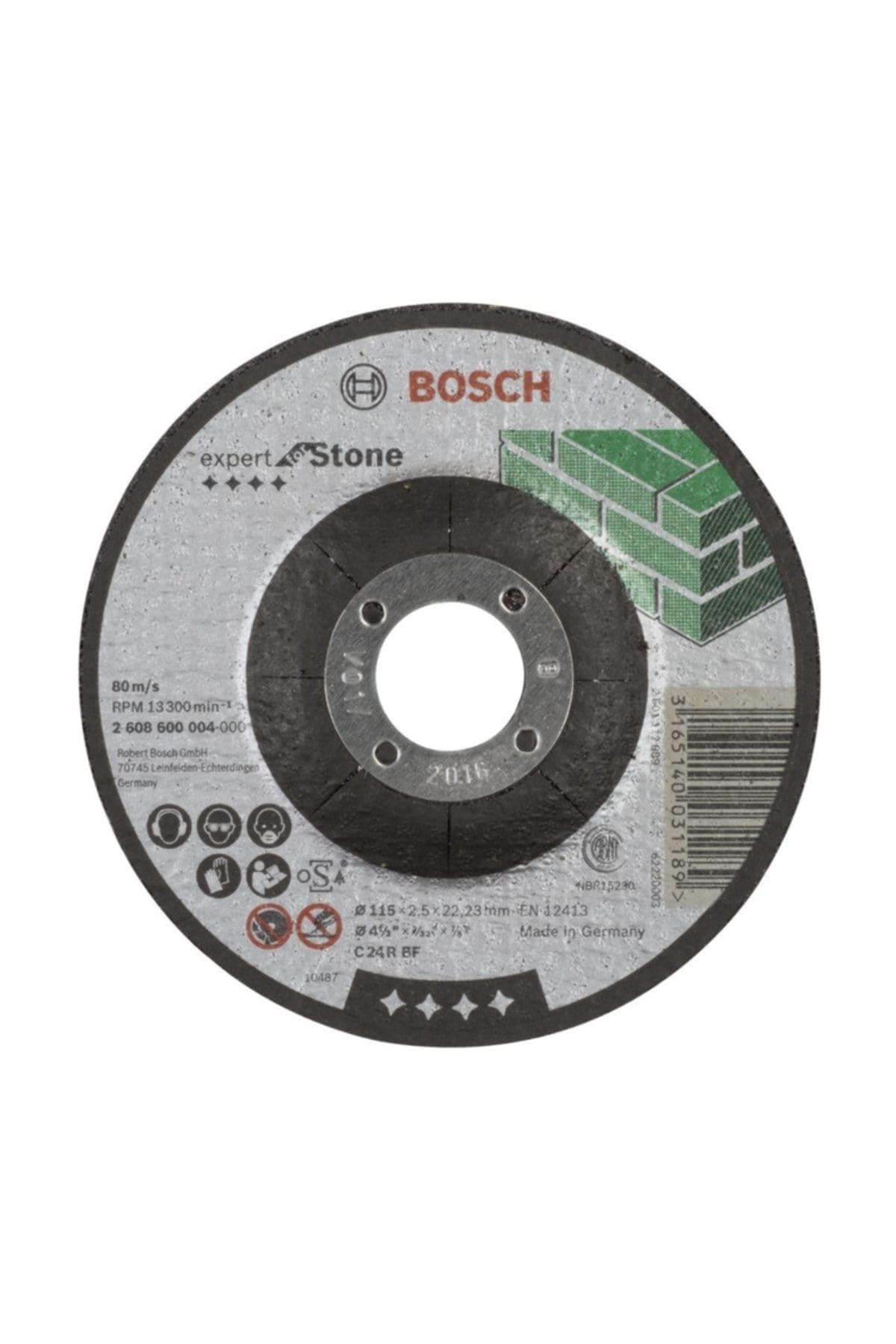 Bosch 2608600004 Stone Cutting Disc with Depressed Centre