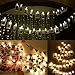 WONFAST LED Photo Clips String Lights, Battery Operated 5M 40 LED Peg Displaying Pictures Fairy Decorative Lights for Hanging Pictures Indoor Outdoor Party Christmas Decoration (40 Clips Warm White)