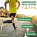 BAMS Premium Bamboo Compression Socks for Men & Women - Antibacterial 20-30 mmHg Graduated Knee-High Sock with Hypoallergenic Odor-Kill Technology for Running, Sports, Travel, Maternity (1 Pair)