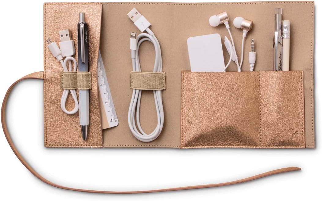 Bookaroo Travel Tech-Tidy - Metallic Copper - Image 4