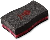 Weber Cleaning Sponge 2 Piece Set Dual Sided Grill Scrubber Black view 2